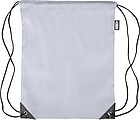 rPET polyester (210D) drawstring backpack, grey