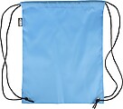 rPET polyester (210D) drawstring backpack, light blue