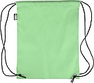 rPET polyester (210D) drawstring backpack, light green