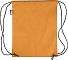 rPET polyester (210D) drawstring backpack, orange