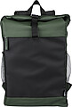 rPET polyester (600D) roll-top backpack Yani, green