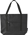 rPET polyester (600D) tote bag Lumi, black