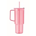 RPET tumbler 1200ml, transparent pink
