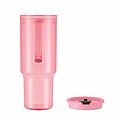 RPET tumbler 1200ml, transparent pink