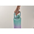 RPET water bottle 2000ml, turquoise