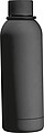 Rubberised drinking bottle with loop, 700 ml, anthracite