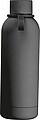 Rubberised drinking bottle with loop, 700 ml, anthracite