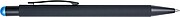 Rubberized black ballpen with rubber tip to operate capacitive screens.