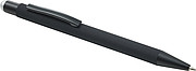 Rubberized black ballpen with rubber tip to operate capacitive screens.