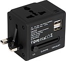 Rubberized travel adapter