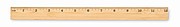 Ruler in bamboo 30 cm