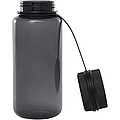 Ryder 900 ml RCS certified RPET sport bottle with multi-function lid, solid black