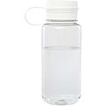 Ryder 900 ml RCS certified RPET sport bottle with multi-function lid, white