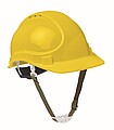 Safety helmet in ABS, yellow