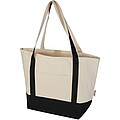 Sam 320 g/m2 GRS recycled cotton tote bag, solid black