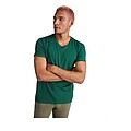 Samoyedo short sleeve mens v-neck t-shirt