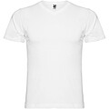 Samoyedo short sleeve mens v-neck t-shirt