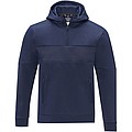 Sayan mens half zip anorak hooded sweater