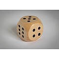 Schima wooden dice 5cm dia, wood