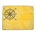 SCHWARZWOLF ALVERNIA foldable picnic blanket, yellow