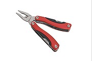 SCHWARZWOLF ARMADOR NEW 15-in-1 multitool, red