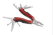 SCHWARZWOLF ARMADOR NEW 15-in-1 multitool, red