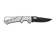 SCHWARZWOLF GEDIZ Folding knife, black/silver