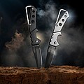 SCHWARZWOLF GEDIZ Folding knife, black