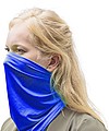 SCHWARZWOLF JERRY Multifunction sports bandana, blue