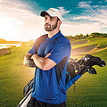 SCHWARZWOLF PALISADE polo shirt, MEN royal blue/navy blue S