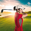 SCHWARZWOLF PALISADE polo shirt, WOMEN red/grey S