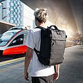 SCHWARZWOLF PALUDI Travel backpack, black