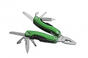 SCHWARZWOLF PONY NEW 3-in-1 mini multitool, green