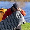 SCHWARZWOLF SAJAMA inflatable mat, grey