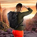SCHWARZWOLF UBANGI Tourist backpack, grey/black
