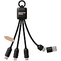 SCX.design C13 20W 5-in-1 charging cable, solid black