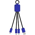 SCX.design C15 quatro light-up cable, reflex blue
