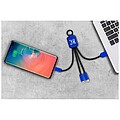 SCX.design C15 quatro light-up cable, reflex blue