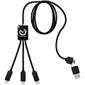 SCX.design C28 5-in-1 extended charging cable, blue