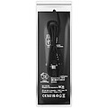 SCX.design C45 5-in-1 rPET charging cable with data transfer, solid black