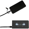 SCX.design P15 light-up 5000 mAh power bank, solid black