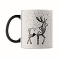 Seasonal ceramic mug 300ml, black