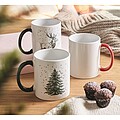 Seasonal ceramic mug 300ml, red
