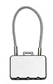 Security Lock, matt silver
