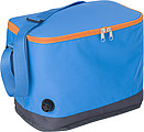 Self-inflatable cooling bag