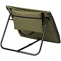 Serene beach lounger, forest green
