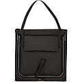 Serene beach lounger, solid black