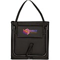 Serene beach lounger, solid black