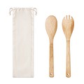 Set bamboo utensils salad