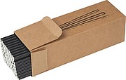 Set of 100 drink straws made of paper
